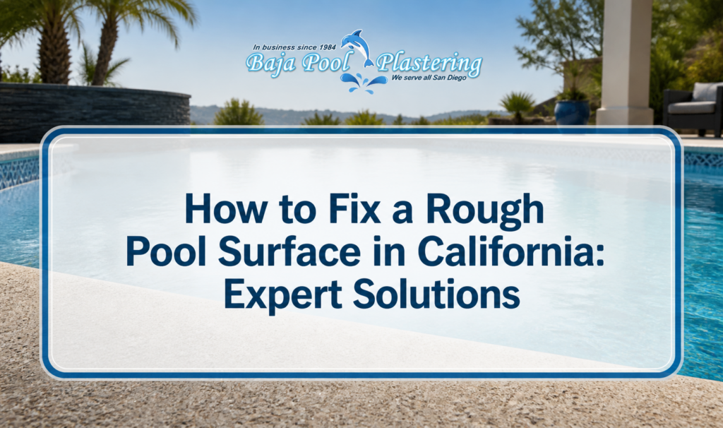 How to Fix a Rough Pool Surface in California: Expert Solutions